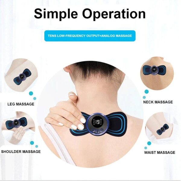 EMS Mini Butterfly Body Massager V Wireless - Image 3